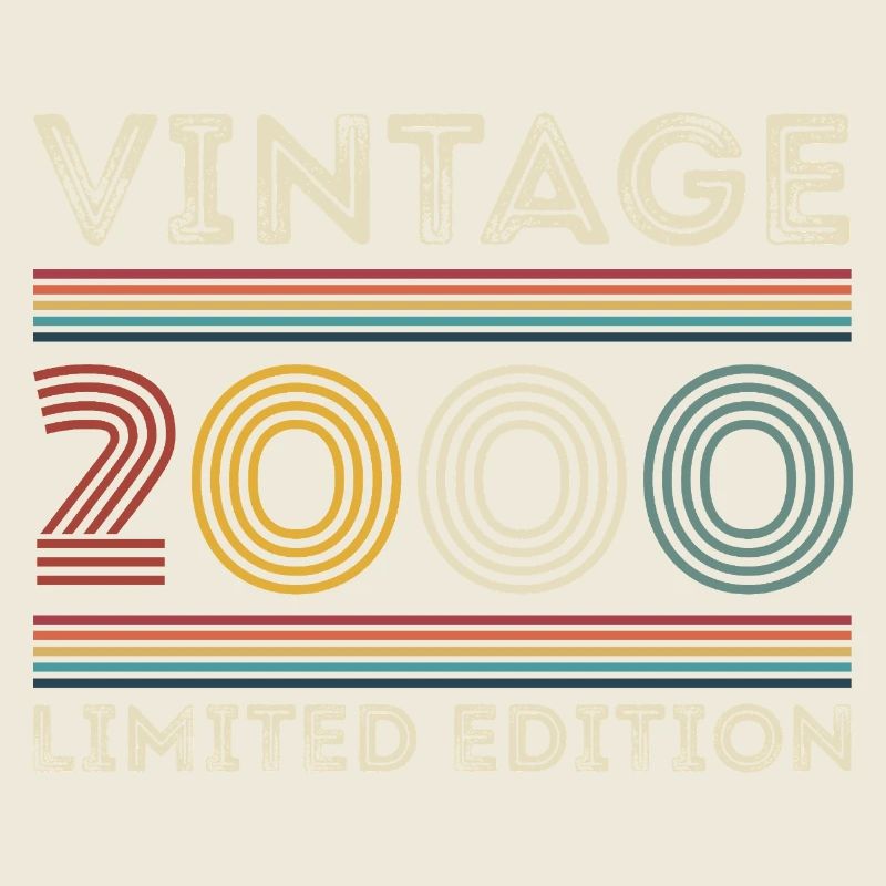 2000 Geburtstag 2000 Retro 2000 Geschenk 2000