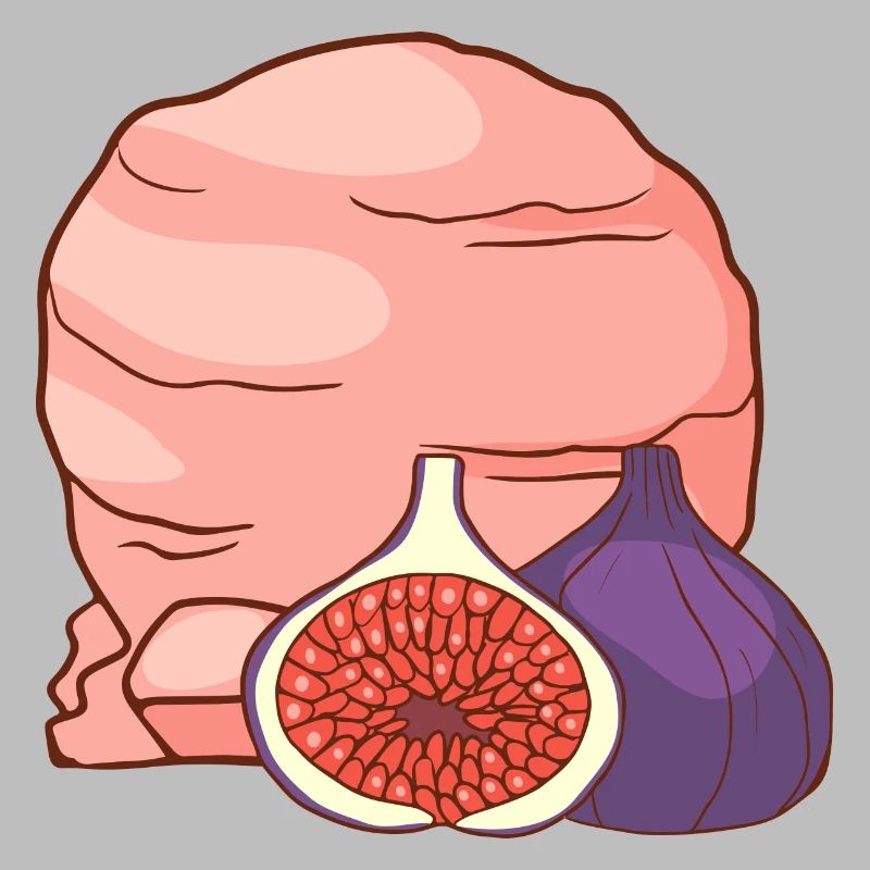 Feigenfrucht Eis Speiseeis Eiskrem Eiscreme