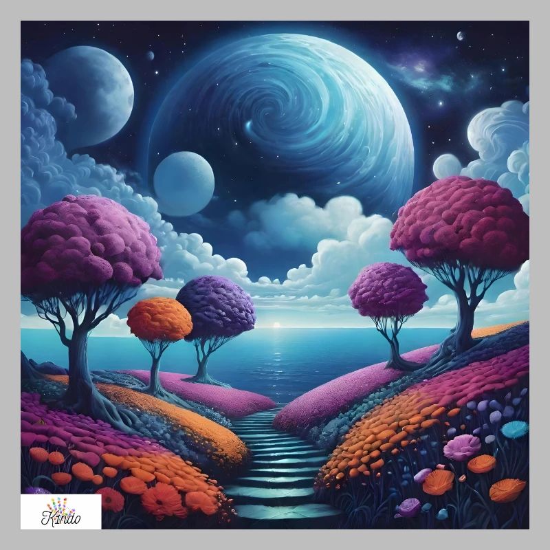 Weg der Harmonie Traumlandschaft