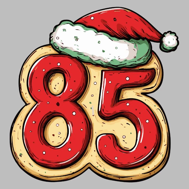Biscuit de Noël à 85 chiffres