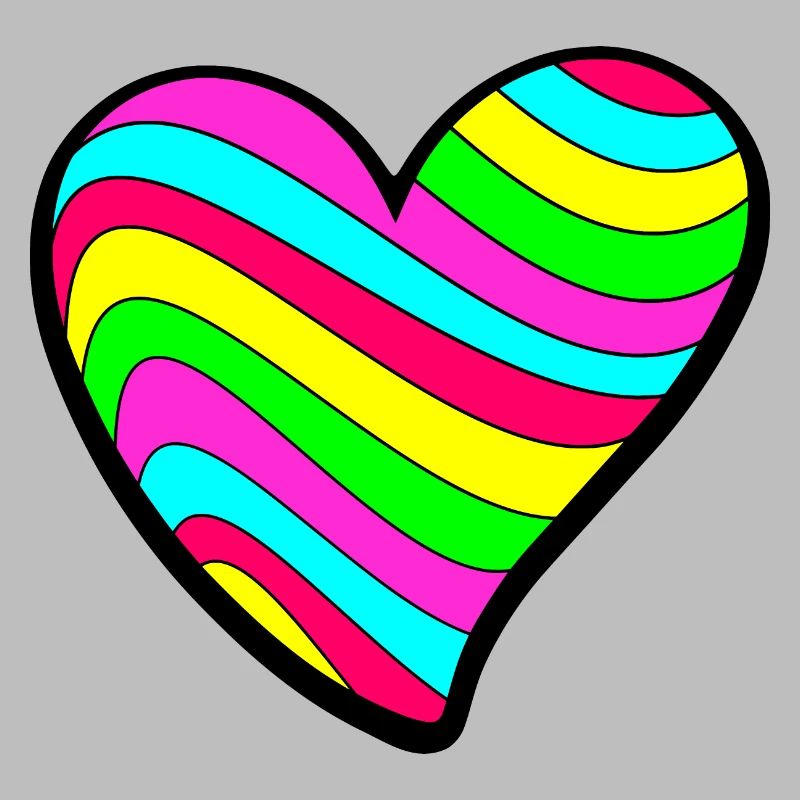 Psychedelic Love Heart
