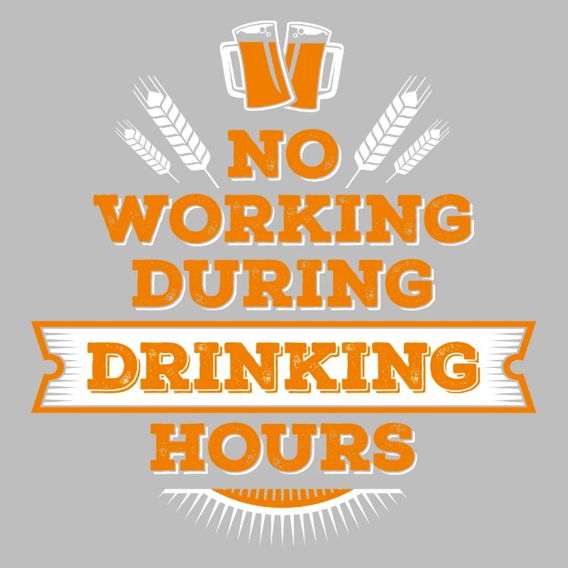 no working during drinking hour Freizeit Bierpause