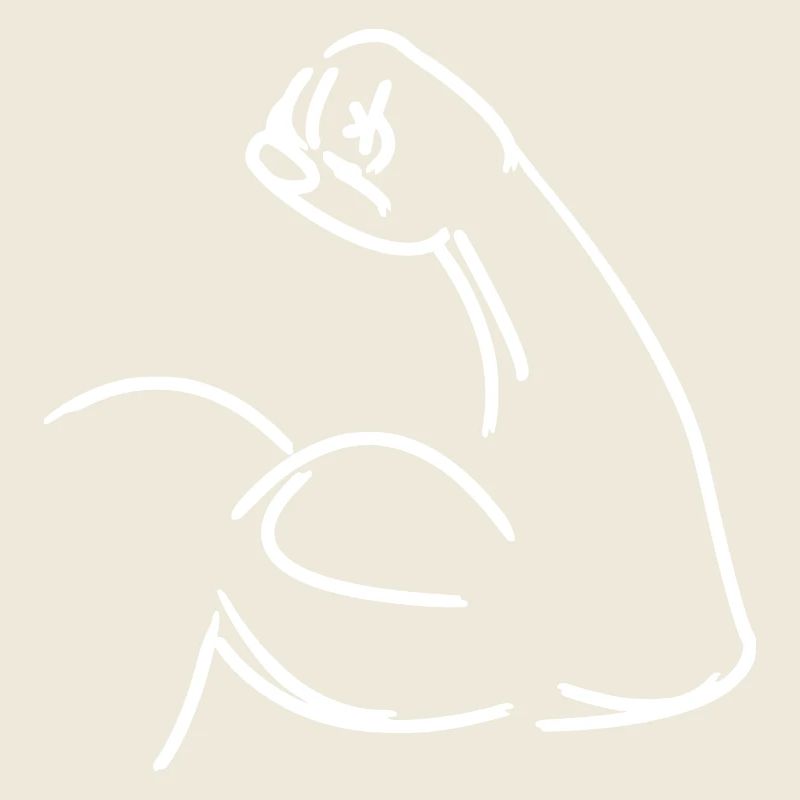 Exercice Muscle Biceps Vector Graphic