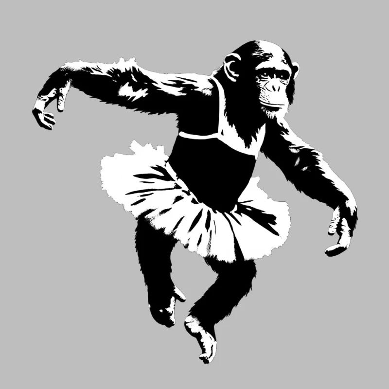 Chimpanzé dansant