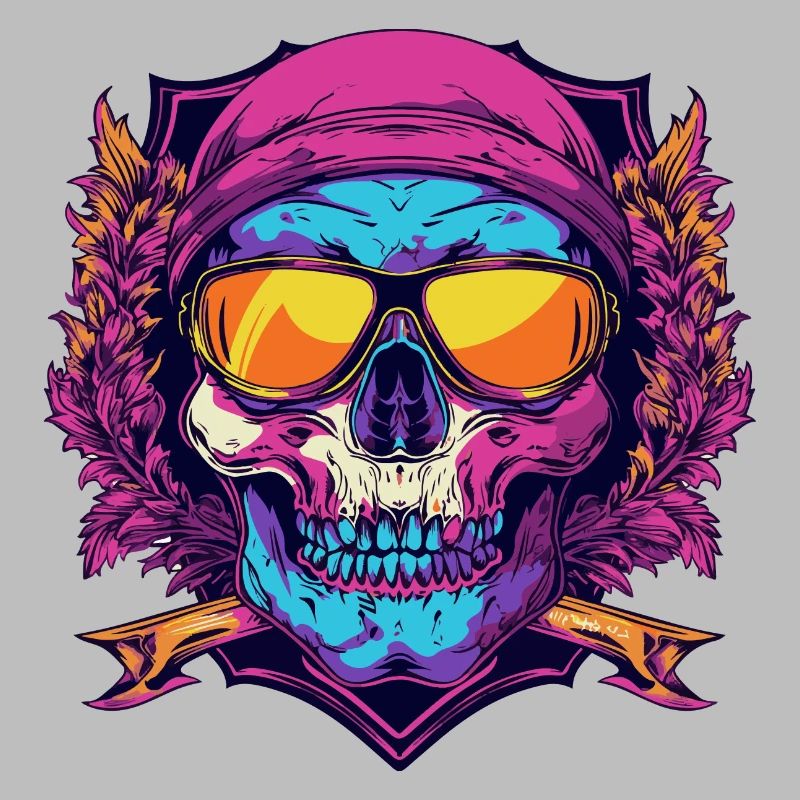 Ski Ski Goggles Skull Crest