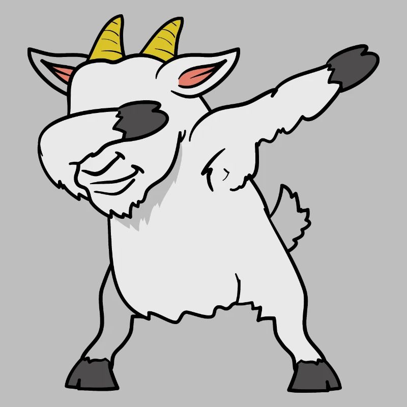 Dabbing Dab goat goat