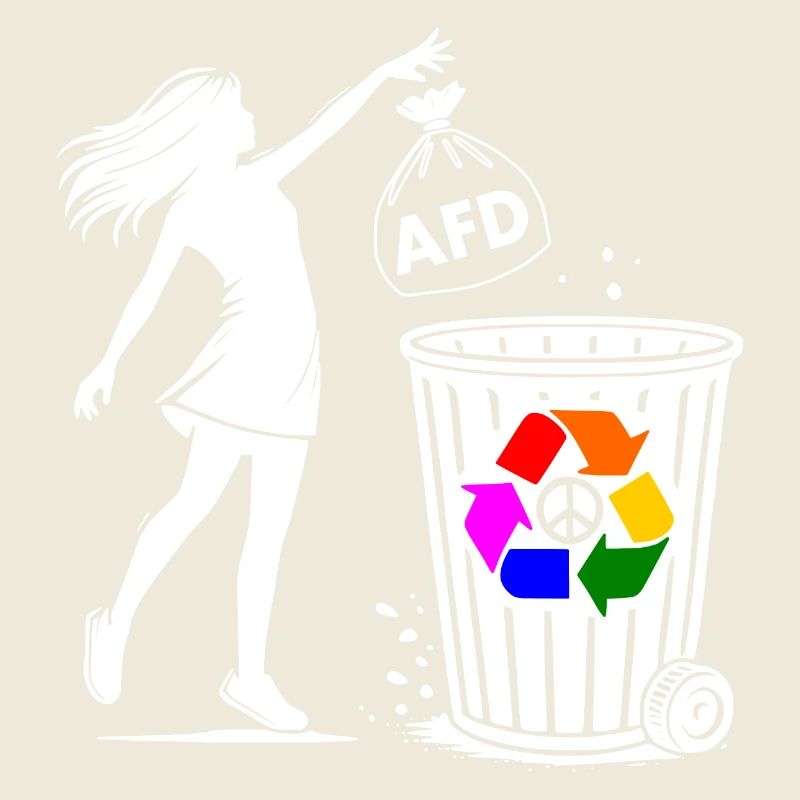 FCK AFD - Against the Right - keep your environment clean