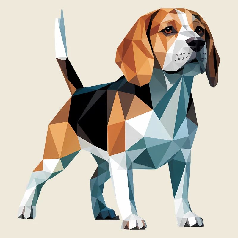Bulldog - Cool Low Poly  Logo