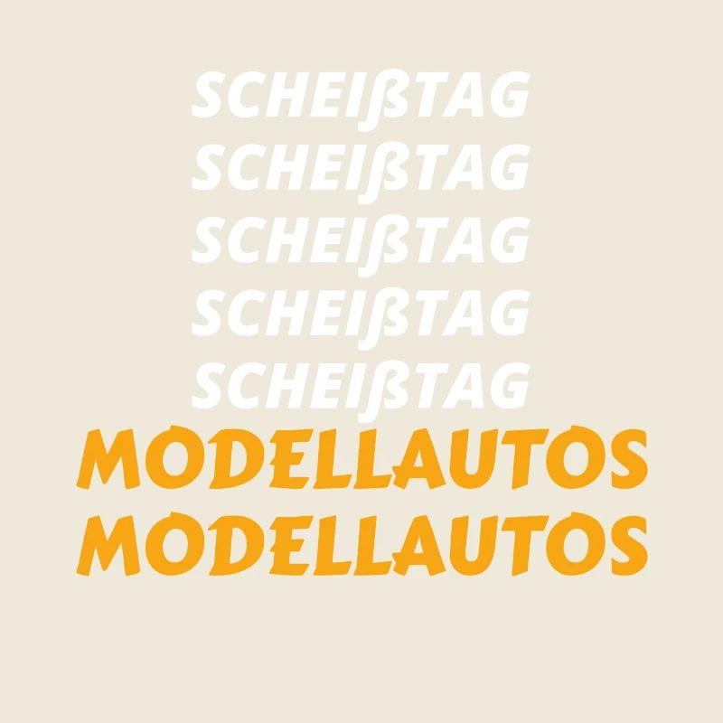 scheisstag geschenk geburtstag Modellautos bauen