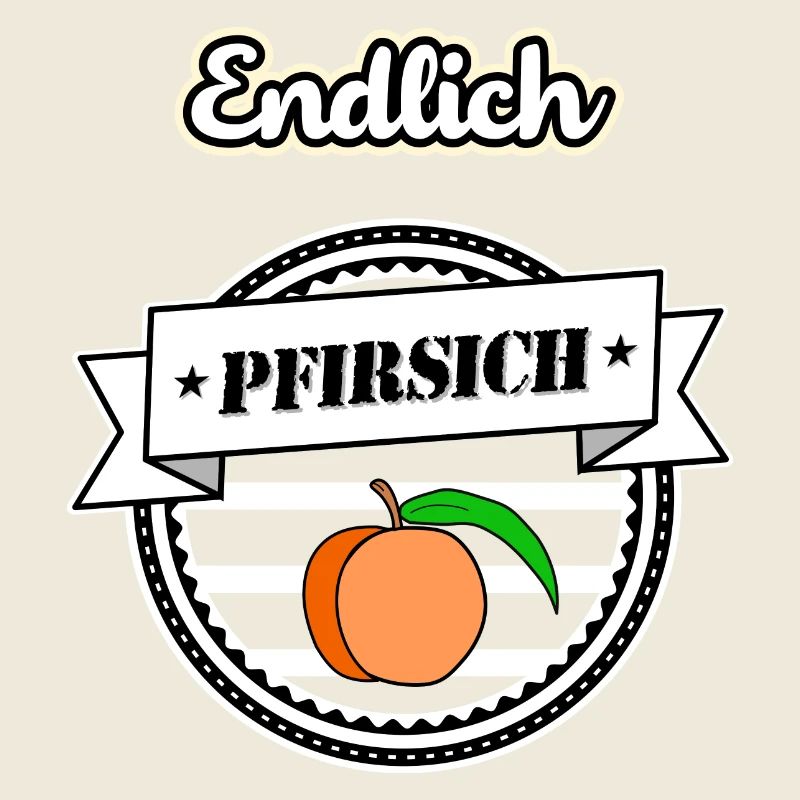 Endlich Pfirsich - 40 Vierzig sw