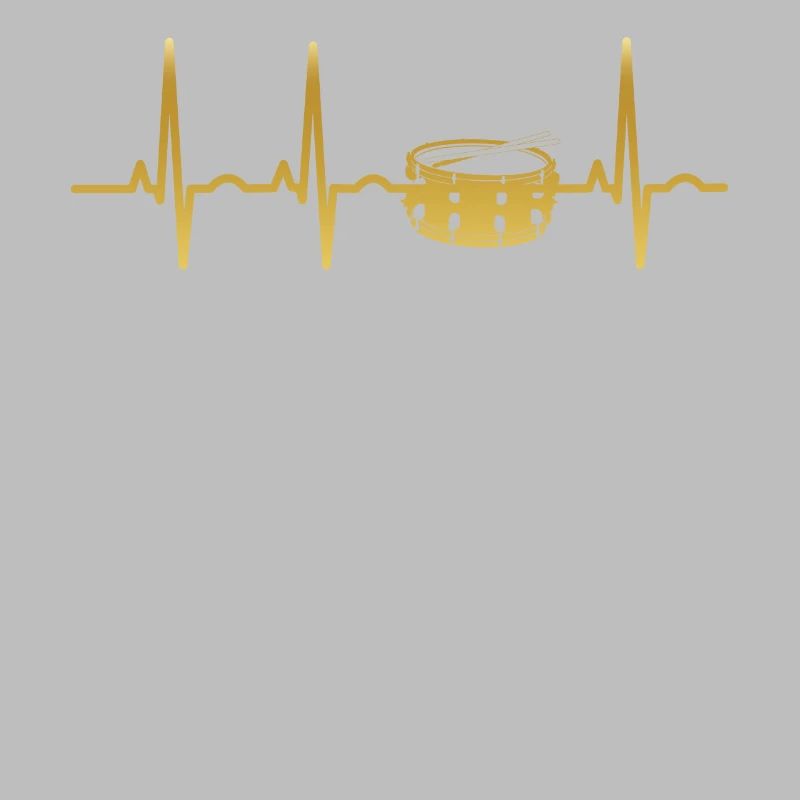 evolution ekg heartbeat drums trommel drum