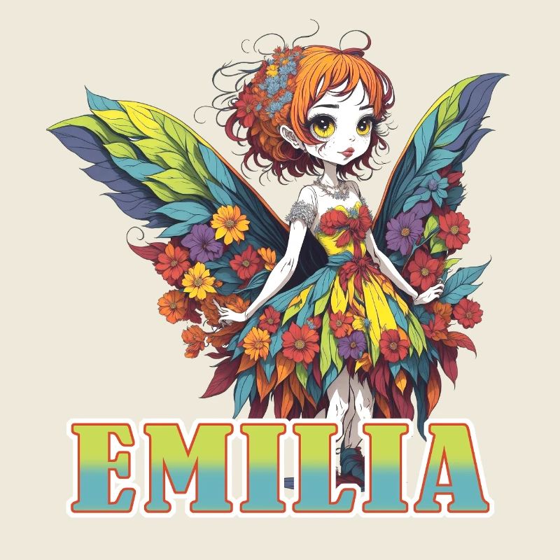 Emilia - Mädchenname - Fee 
