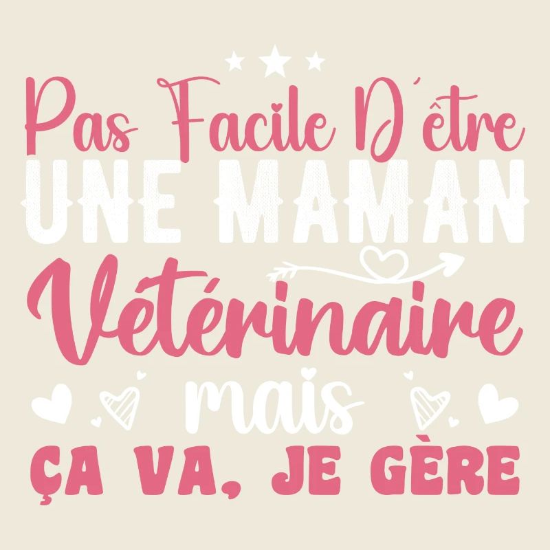 Mama Tierarzt Geschenkidee Beruf Zitat