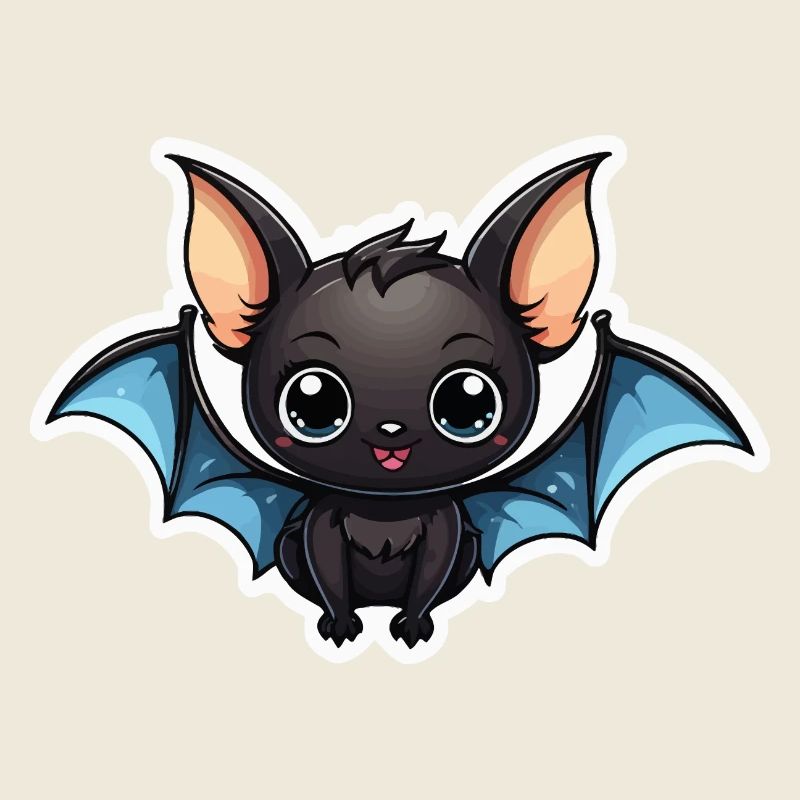 Bat Cute Illustration