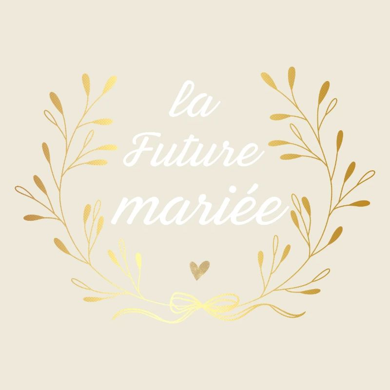 la future mariée couronne doré