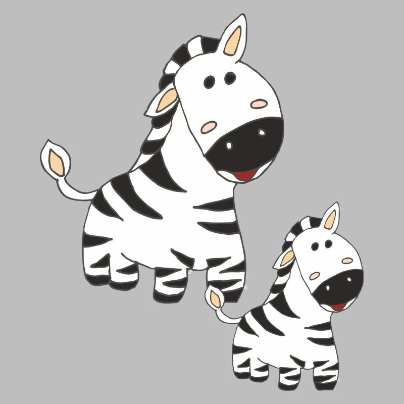 zebra mutter und kind