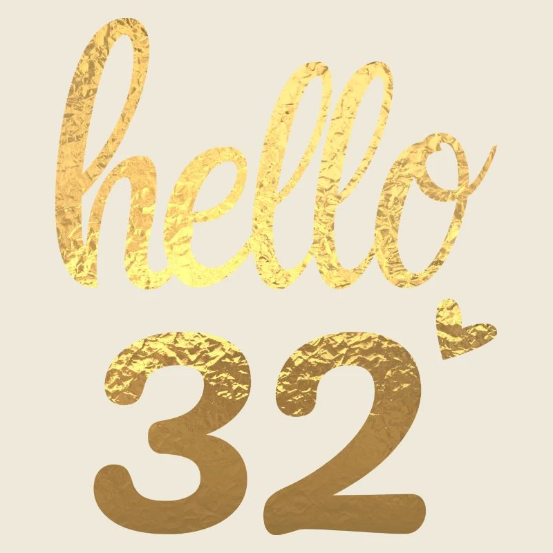 Hello 32 doré