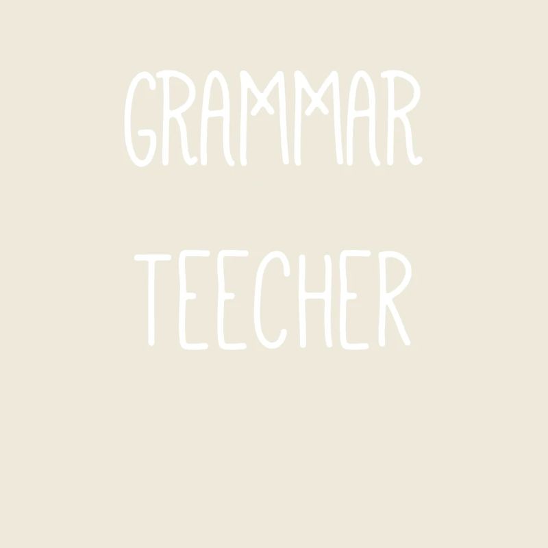 Professeur de grammaire autodérisoire