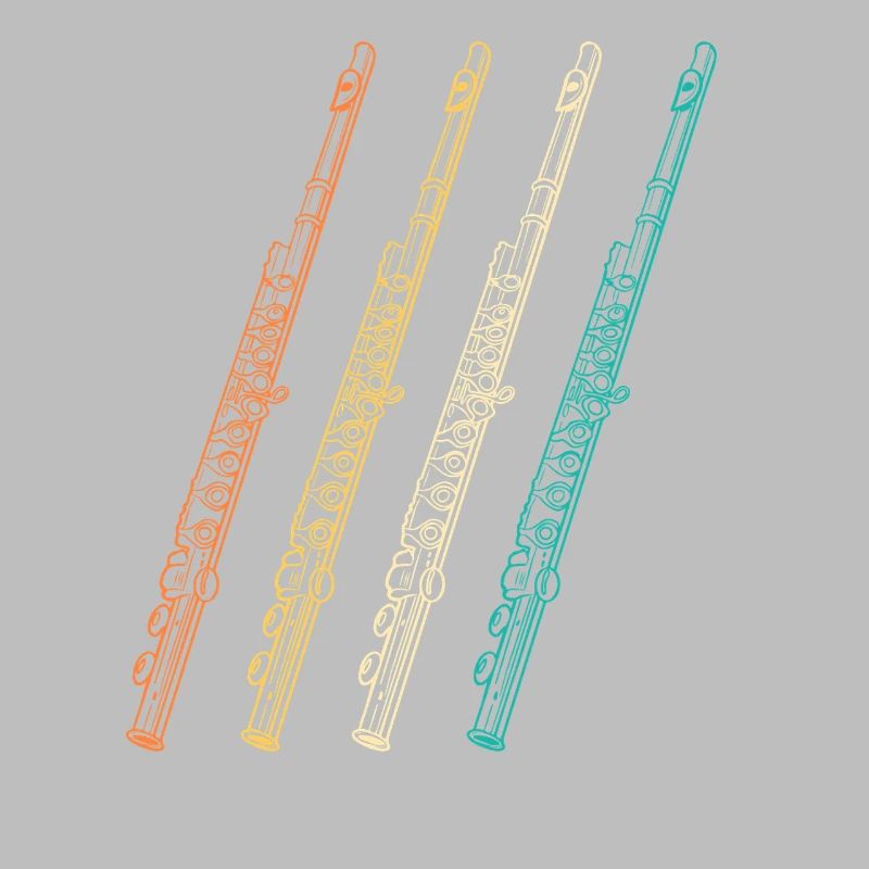 Flötist Evolution Querflöte