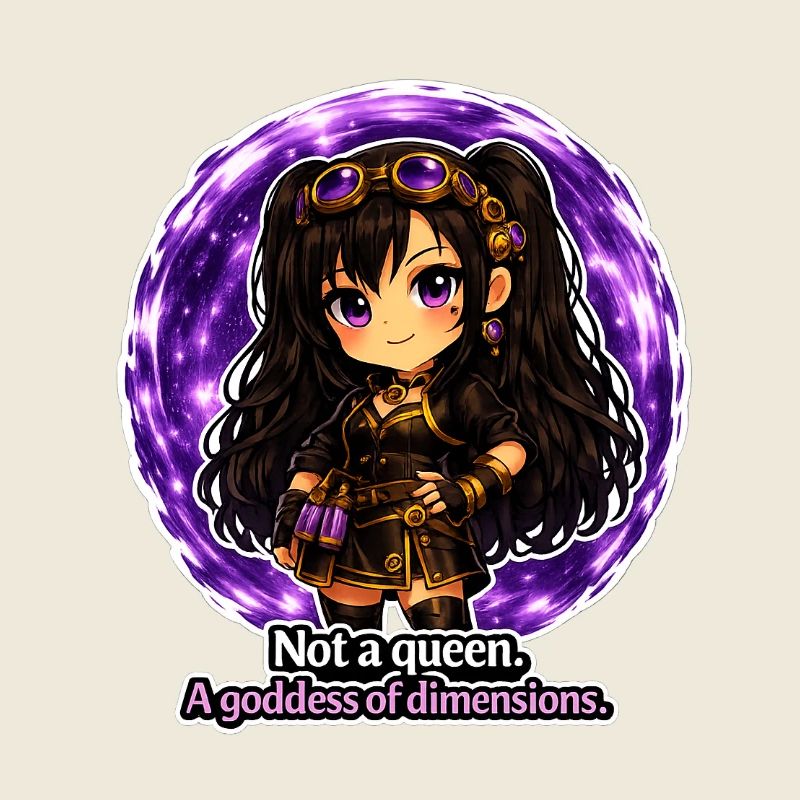 Déesse des Dimensions Lune – Steampunk Chibi