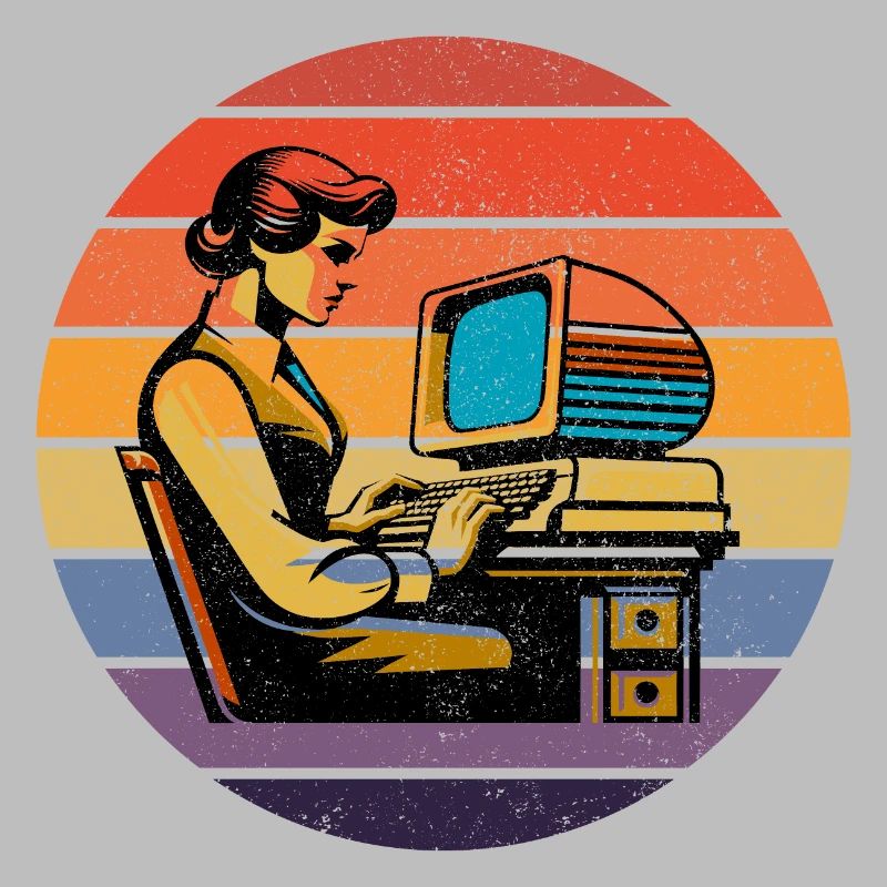 Retro Programmer: Vintage Computing Aesthetic