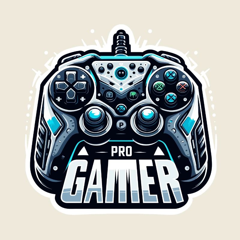 Pro Gamer - Controller Illustration