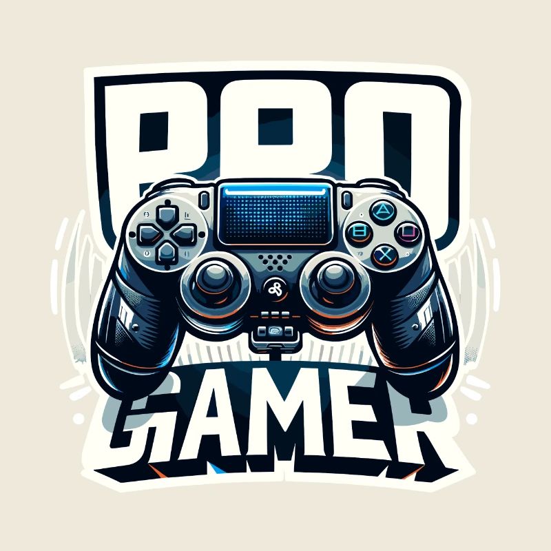 Pro Gamer - Controller Illustration