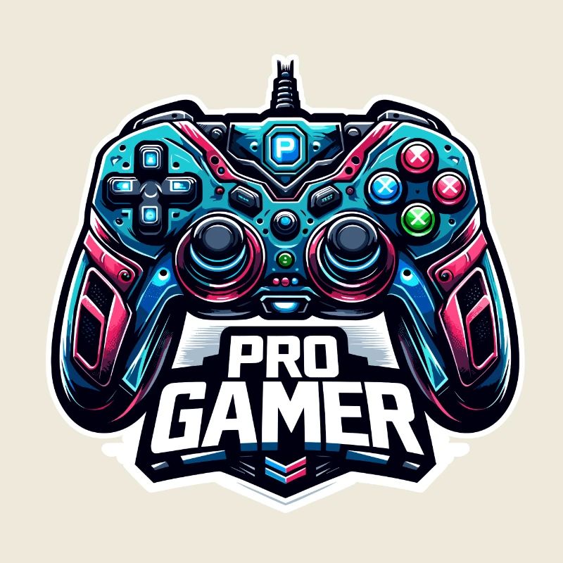 Pro Gamer - Controller Illustration