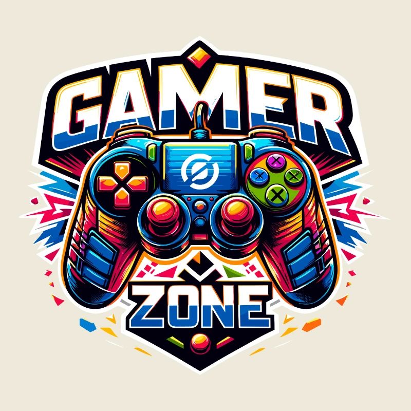 Gamer Zone - Controller Illustration