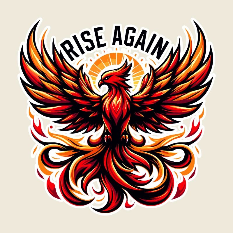 Rise Again - Phönix Illustration