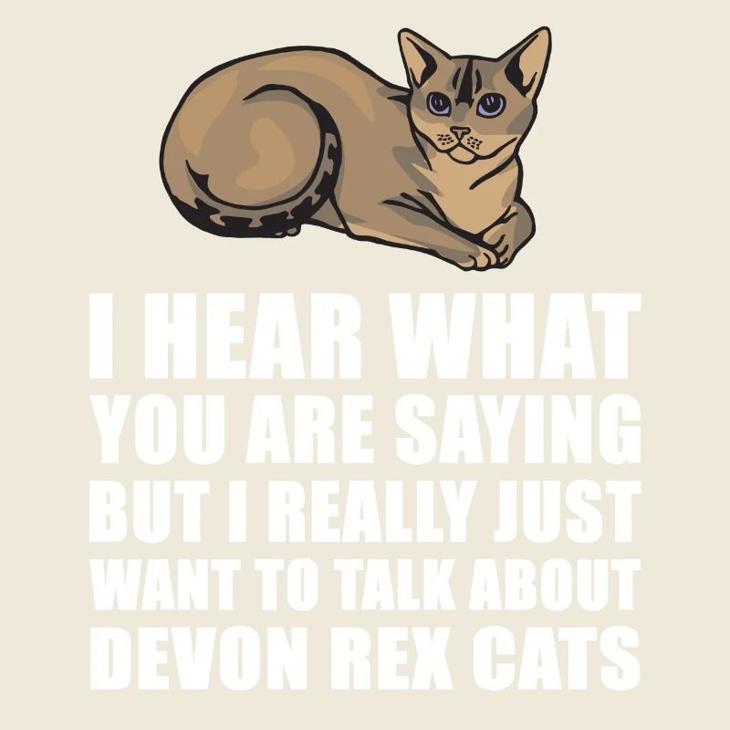 Devon Rex Cat cadeau mignon
