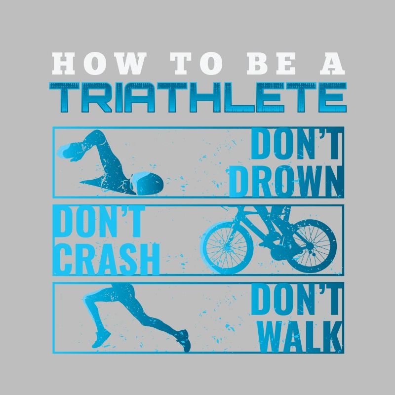 Triathlon Tshirt Geschenk Evolution Männer