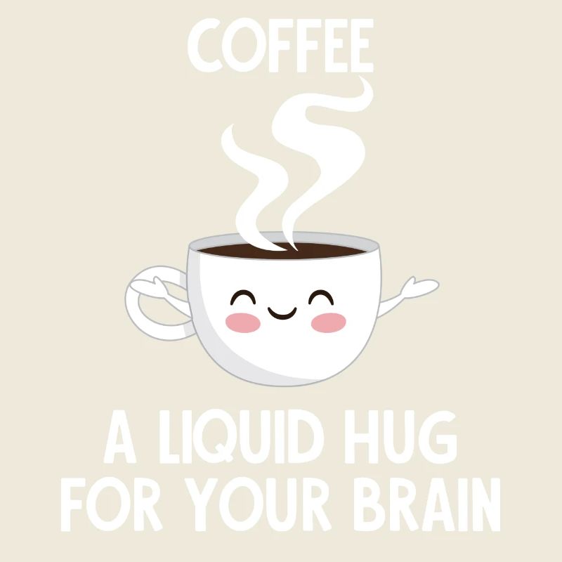 Coffee - Brain - Coffee Drinker - Gift