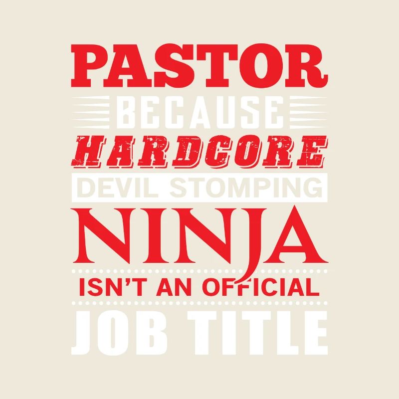 Pastor devil stomping Ninja