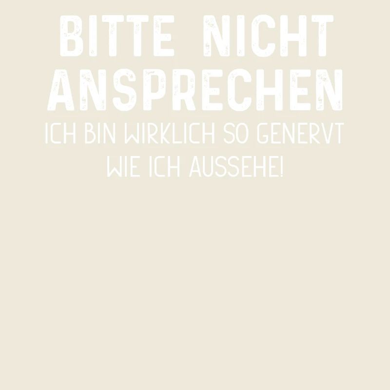 Bitte nicht ansprechen
