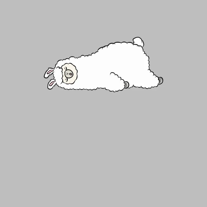 Sleeping llama