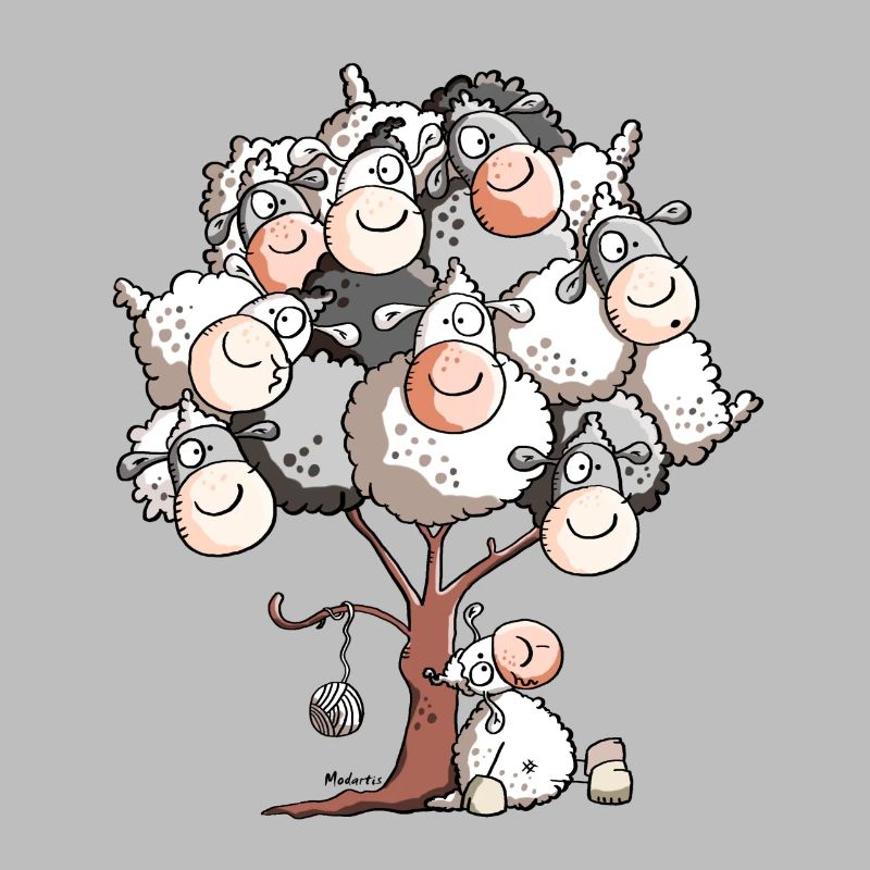 Funny Sheep Tree