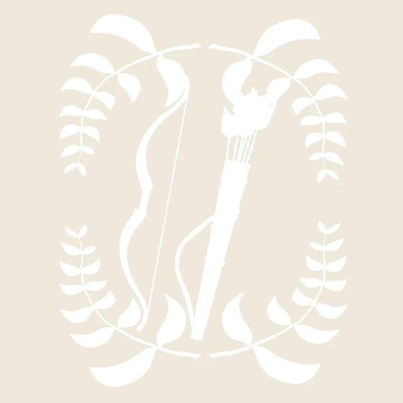 Lorbeerkranz Bogen schießen Reiterbogen