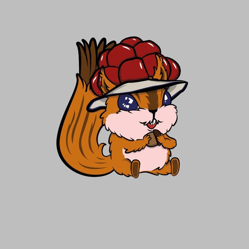 Bollenhut Schwarzwald Eichhörnchen Eichkätzchen