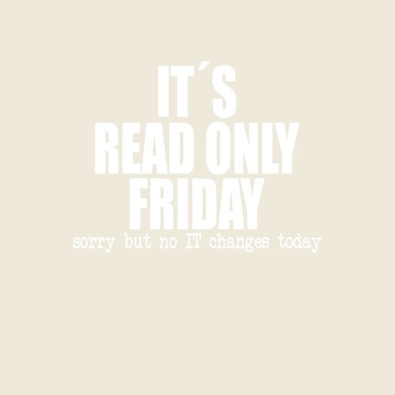 lustige it´s read only friday Geschenkidee