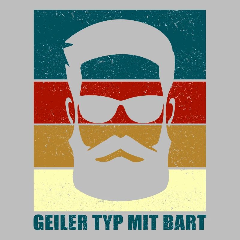 Bart Bärte Bartträger Vollbart Geschenk Hipster