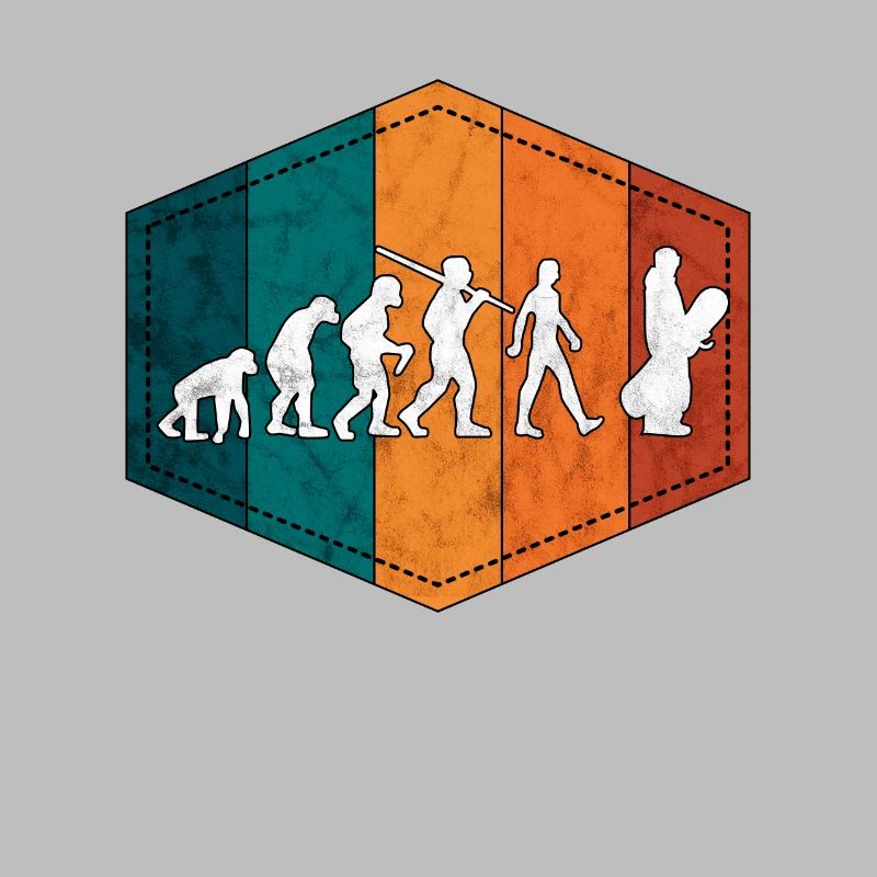 Snowboarder Evolution Snowboard retro