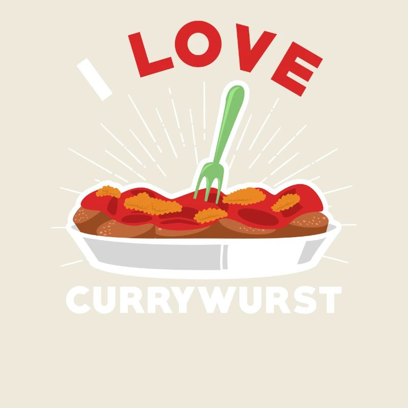 Currywurst I love currywurst