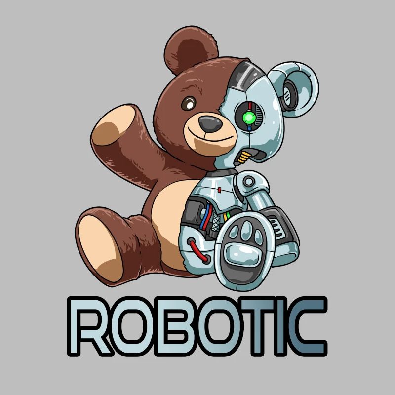 Funny Bear Robot Robotic Cuddle Cyborg