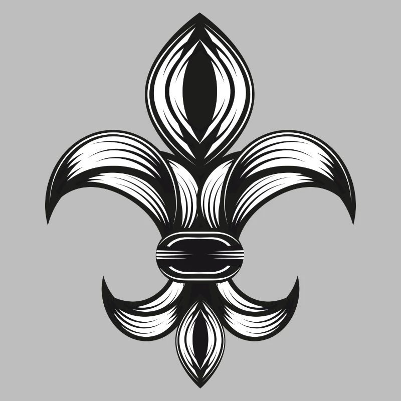 stylized iris - Fleur-de-Lys