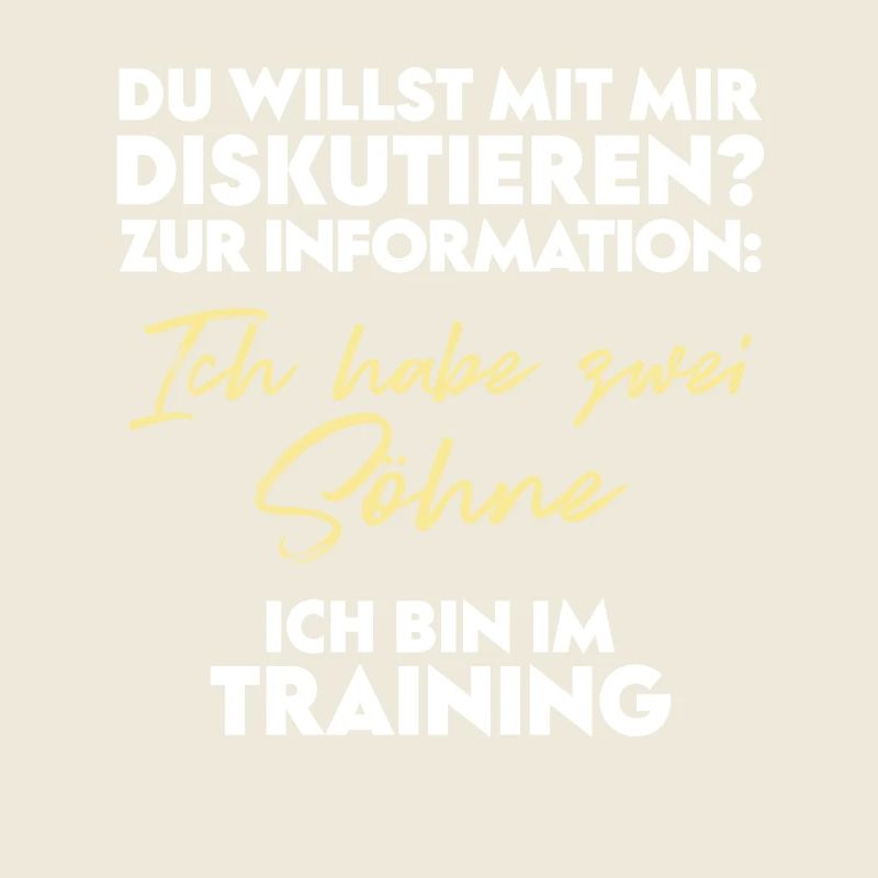 Du willst diskutieren? Vater und Söhne