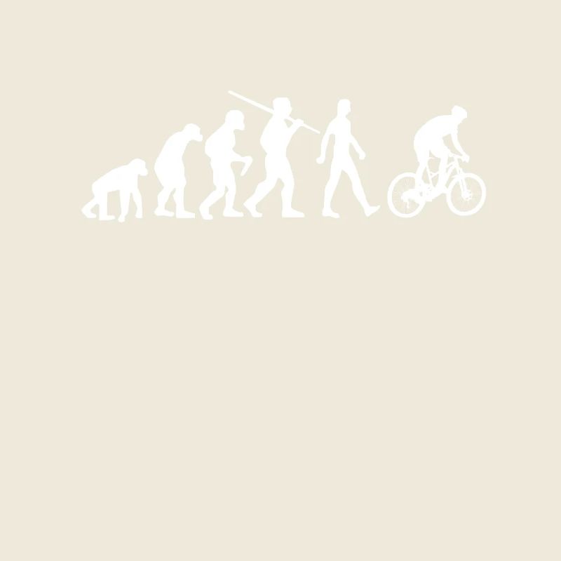 Radfahrer Evolution Biker