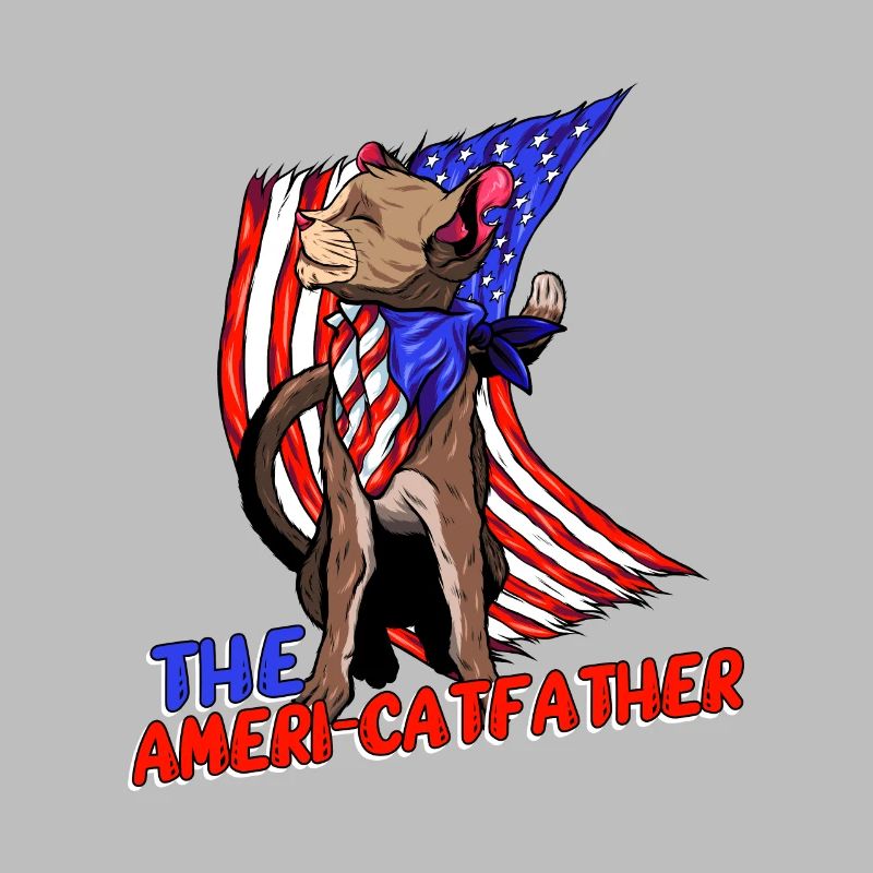 Ameri-catfather 4 juillet Jour de l’indépendance