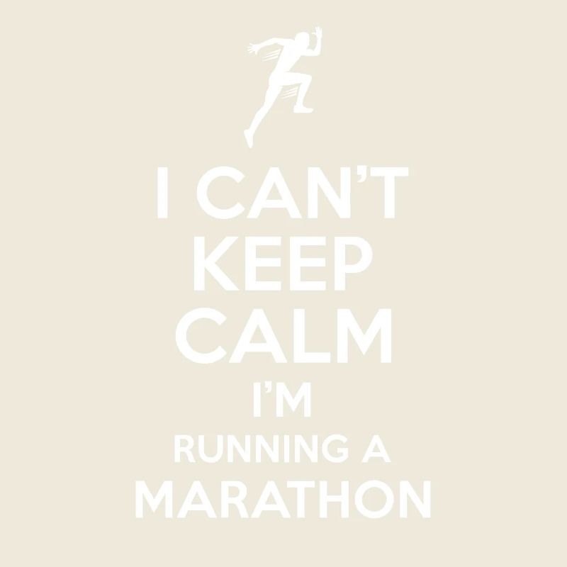 Marathon Spruch Keep Calm
