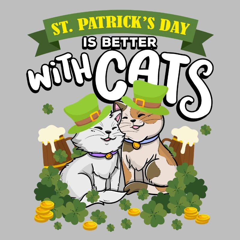 St. Patrick's Day Is Better With Cats St. Paddy